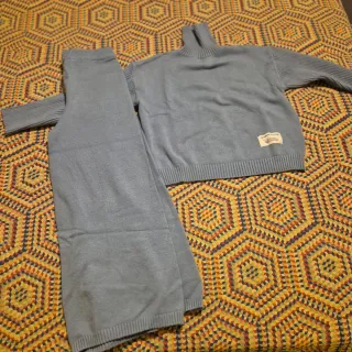 Completo cotone caldo bambina