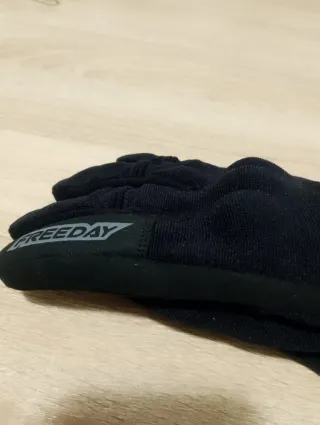 Guantes Moto FREEDAY Negros con protecciones