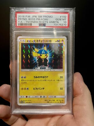 Pikachu Boss PSA 10 Pokémon