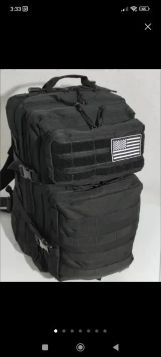 Mochila Táctica 45L Impermeable Viaje