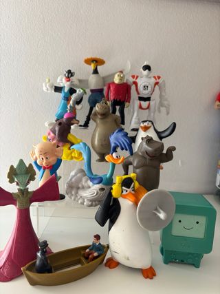Lote Juguetes Varios Personajes Dibujos Animados