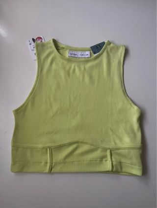 Top sin mangas Lefties verde menta XS