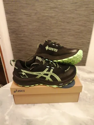 ASICS GEL-TRABUCO 12 GTX Nuevas Negro/Verde