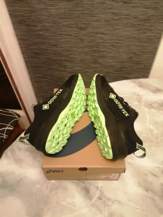 ASICS GEL-TRABUCO 12 GTX Nuevas Negro/Verde