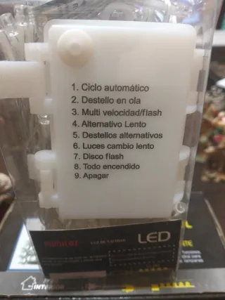 Luces LED Navidad Blancas 140L