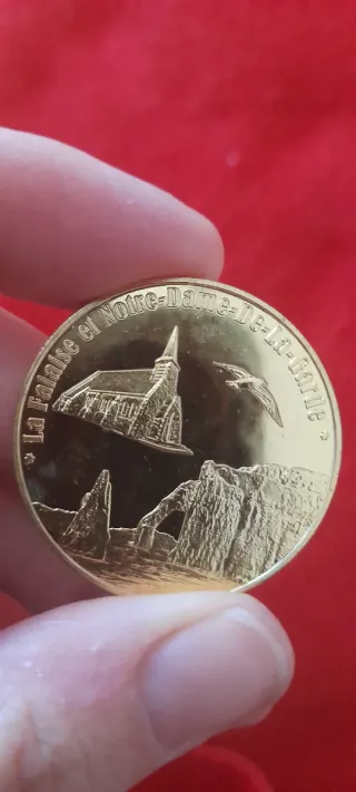 Moneta dorata La Falaise et Notre-Dame-De-La-Garde