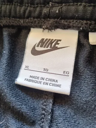 Pantalón chándal Nike Talla XL Negro/Blanco