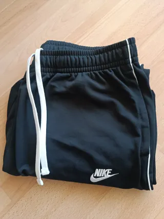Pantalón chándal Nike Talla XL Negro/Blanco