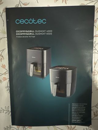 Cecotec Freidora Aire 6,5L Doble Resistencia