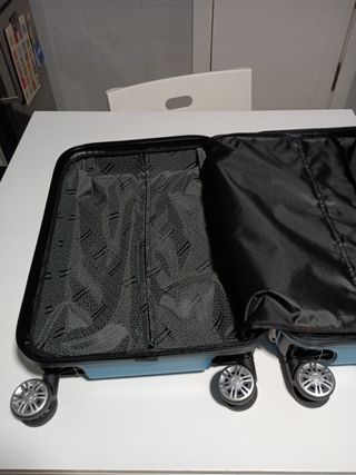 Maleta pequeña y neceser Numada azul