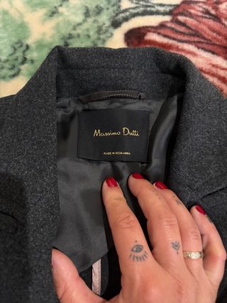 Blazer gris Massimo Dutti