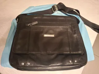 Borsa Piquadro Pelle Nera Messenger
