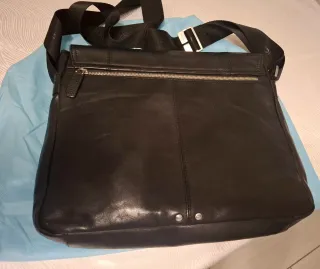 Borsa Piquadro Pelle Nera Messenger