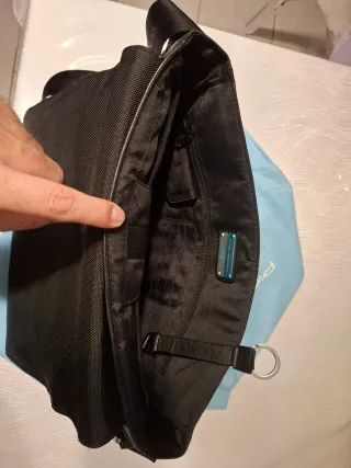Borsa Piquadro Pelle Nera Messenger
