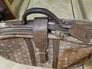 Maleta Loewe años 60/70 Beige/Marrón