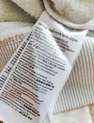 Sudadera blanca Calvin Klein M