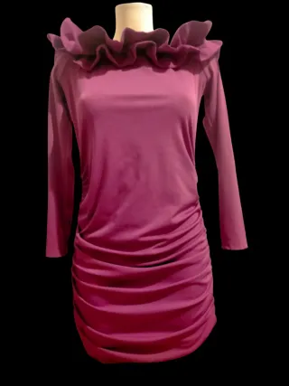 Vestido ajustado manga larga