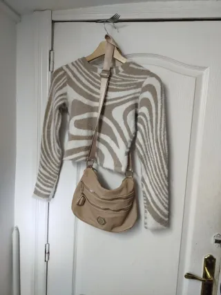 Jersey de lana con estampado cebra