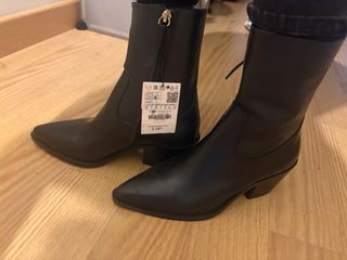 Botines Zara Negros Talla 37