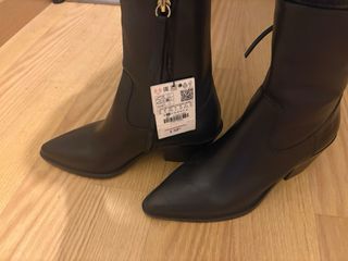 Botines Zara Negros Talla 37