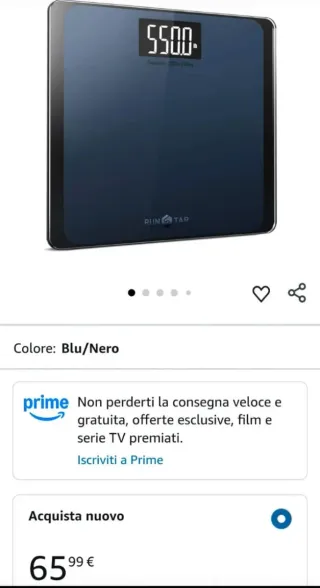 Bilancia Pesapersone Digitale RunStar Nera