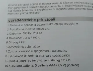 Bilancia Pesapersone Digitale RunStar Nera