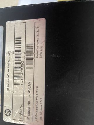 Conjunto HP y Lenovo: PCs, Monitores y Teclados