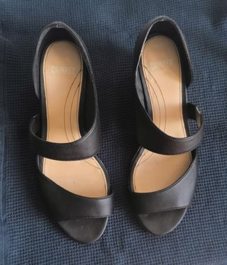 Sandalias Camper cuña T41 negras