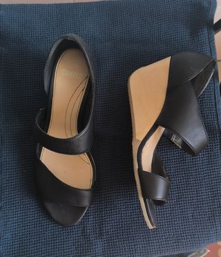 Sandalias Camper cuña T41 negras