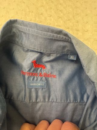 Camisa Harmon & Blain Azul Talla M