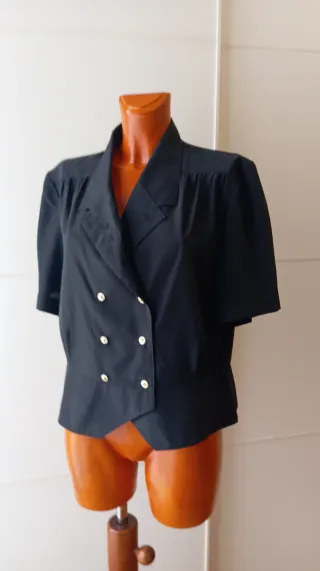 Blusa vintage negra Nueva