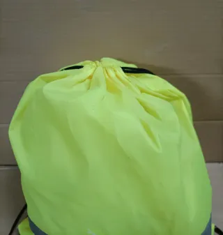 Mochila Saco Amarilla Reflectante.
