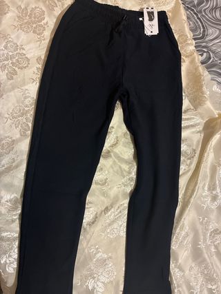 Pantaloni felpati donna blu