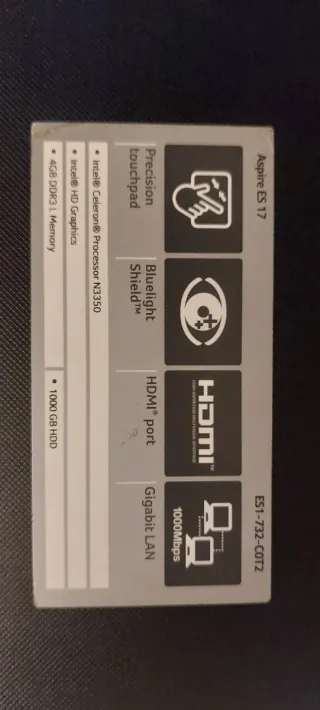 Portátil Acer Negro