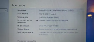 Portátil Acer Negro