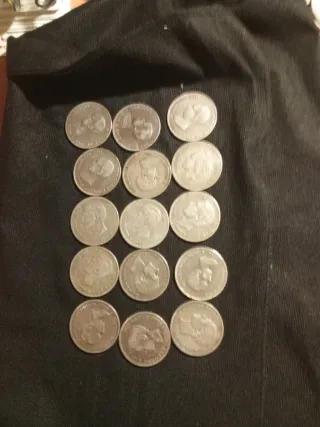 Colección de monedas antiguas