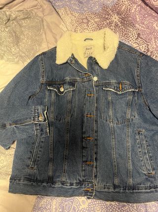 Chaqueta tejana con borrego