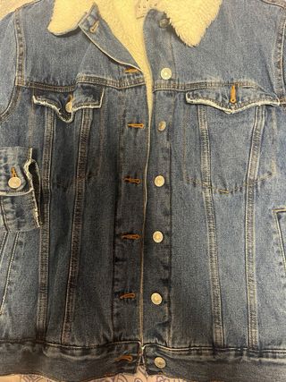 Chaqueta tejana con borrego