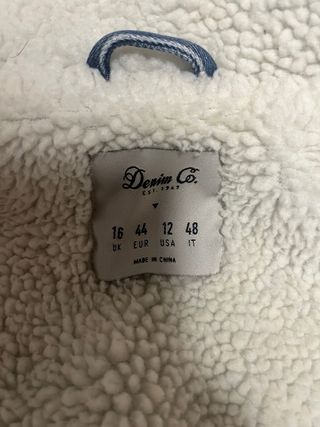 Chaqueta tejana con borrego