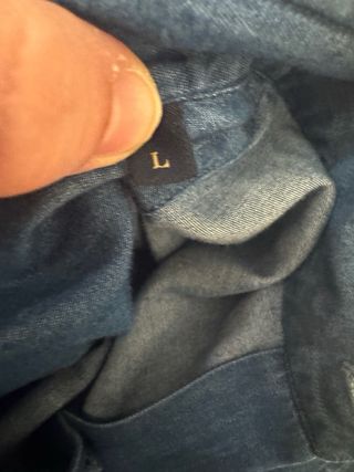 Camisa tejana suave SONRISA azul