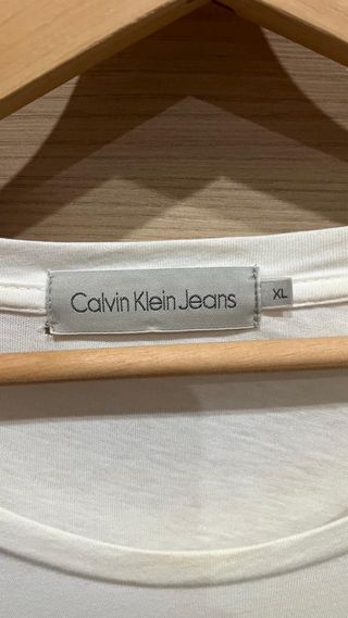 Camiseta Calvin Klein Blanca Talla XL