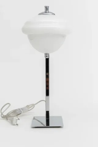 Candeeiro de mesa vintage opalino