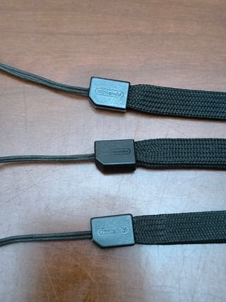 3 Correas Wii Nintendo Negras