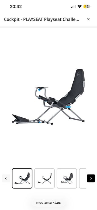 Playseat Challenge X (NUEVO)+ Volante Logitech g29