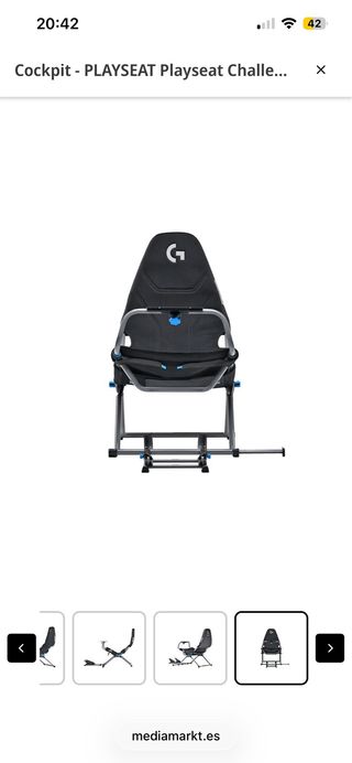 Playseat Challenge X (NUEVO)+ Volante Logitech g29