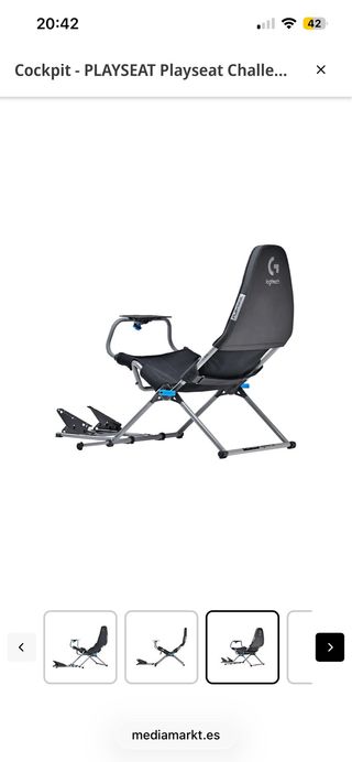 Playseat Challenge X (NUEVO)+ Volante Logitech g29