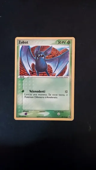 Carta Pokémon Zubat 88/113 ita specie delta