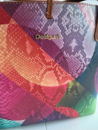 Bolso Desigual Reversible Multicolor