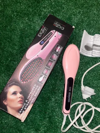Plancha de pelo Idis rosa