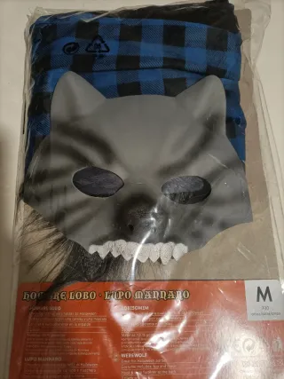 Disfraz Niño Hombre Lobo Talla M 7-10 años.
